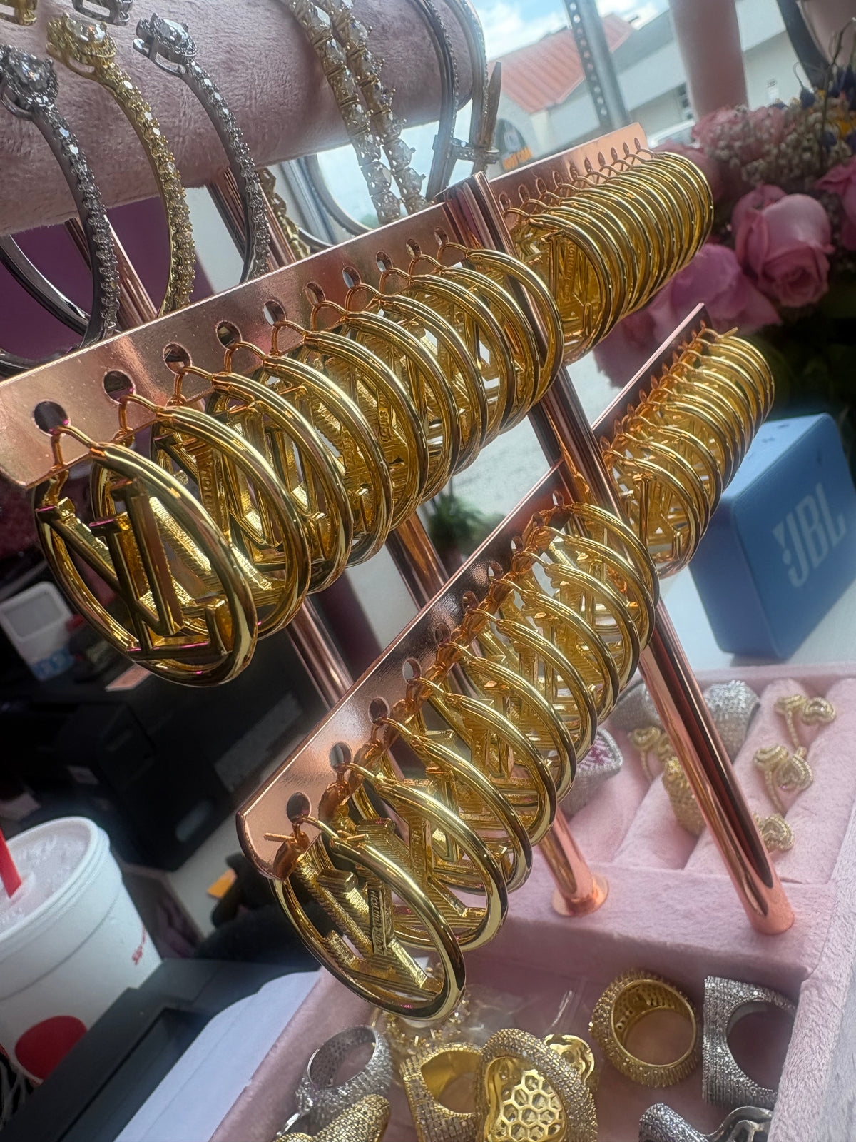 L.V Earrings